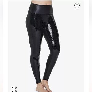 Black Spanx sequin leggings